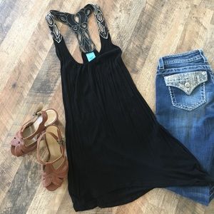 Long dressy bohemian h.i.p tank